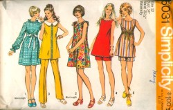 5031 MATERNTY MINI DRESS,TUNIC,PANTS,SHORTS PATTERN 10